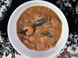 Prawns in coconut curry
