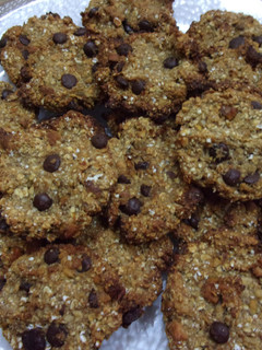 Una foto de Galletas veganas de plátano y avena. Sin azúcar ni edulcorante