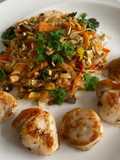 Noix de Saint Jacques et Poêlée asiatique de légumes