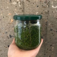 A picture of Kale pesto #SeasonSupply.