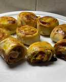 Pan relleno, Arrolladitos salados