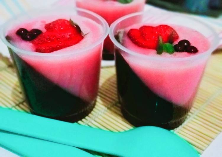 Choco Berry Puding