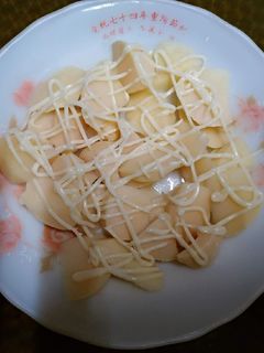 涼拌綠竹筍沙拉 的食譜成品照片