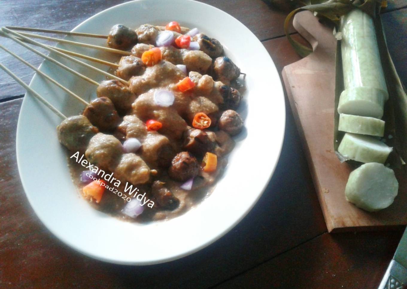 Sate Jamur Merang