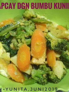 Foto resep Capcay dengan Bumbu Kuning