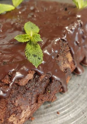 Une photo de Brownie choco menthe
