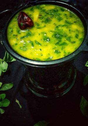 A picture of Methi Dal.