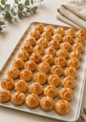 Una foto de Profiteroles