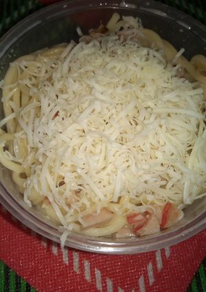 Foto resep Saghetti Carbonara Simple