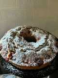 Bizcocho casero con frambuesas