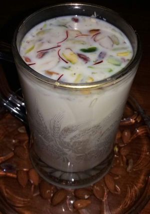 A picture of ARABIC CUISINE Omani Sherbat🍹🍹 #KokabandCookpad #ramadankitiyari.