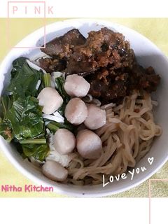 Foto resep Mie ayam bakso cara Buat komplit