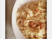Una foto de bechamel para marisco