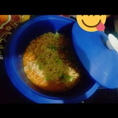 A picture of Spicy maggi.