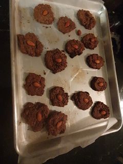 Una foto de Galletas de chocolate keto