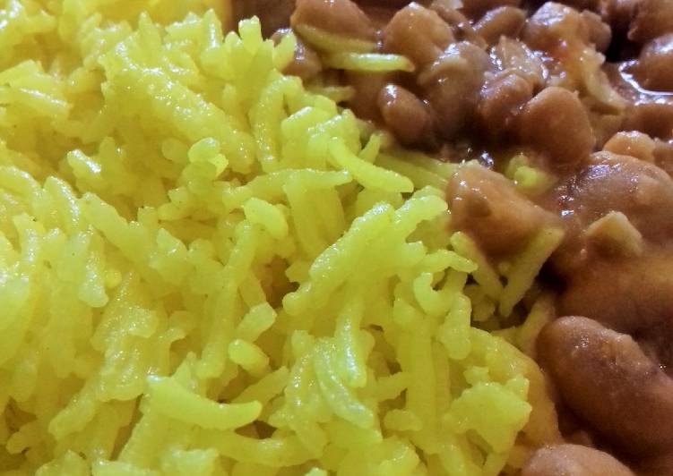 Recipe of Perfect Turmeric Rice and Beans
