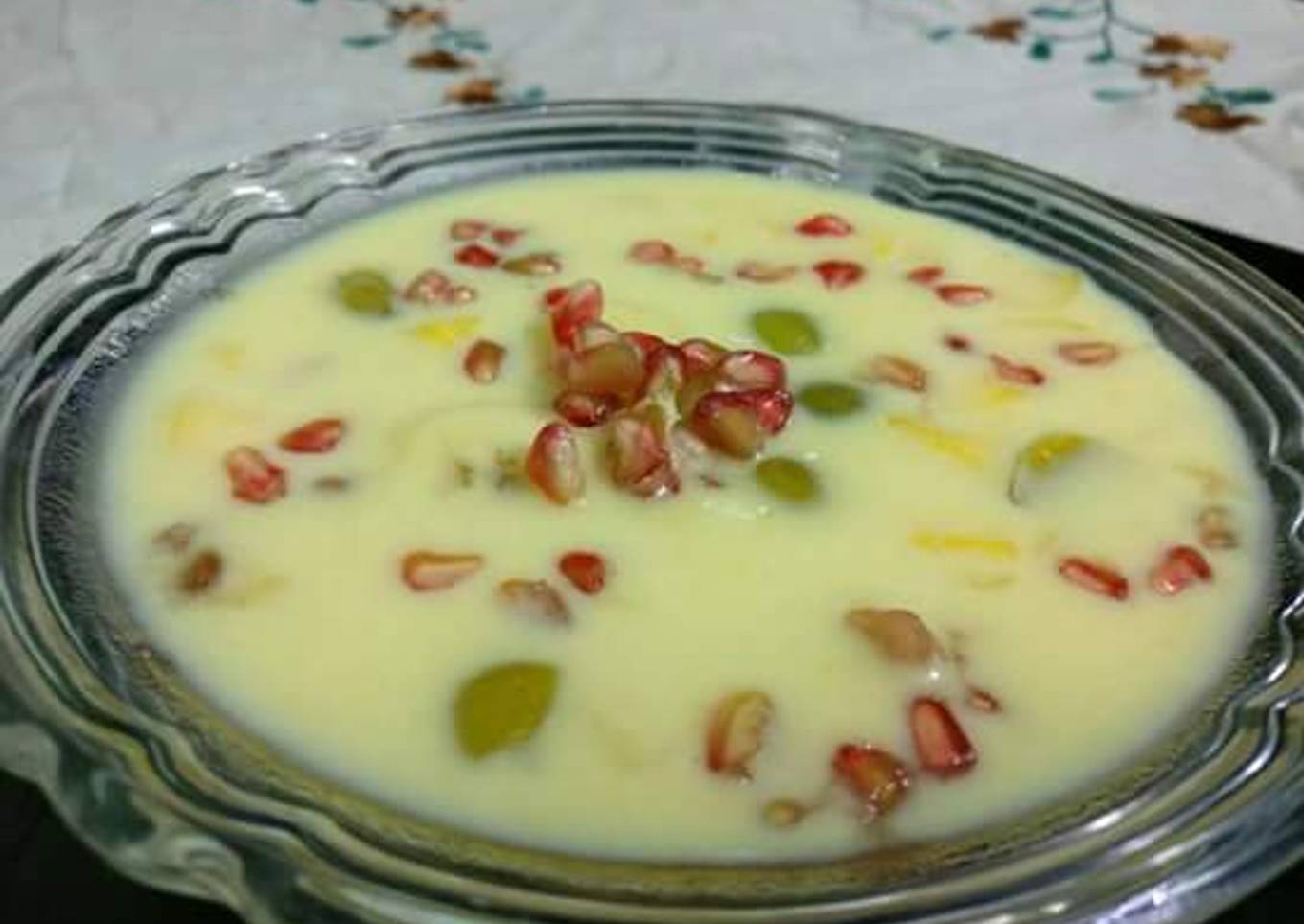 Fruit custard