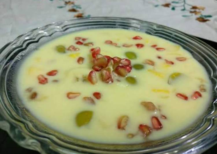 Easiest Way to Make Quick Fruit custard