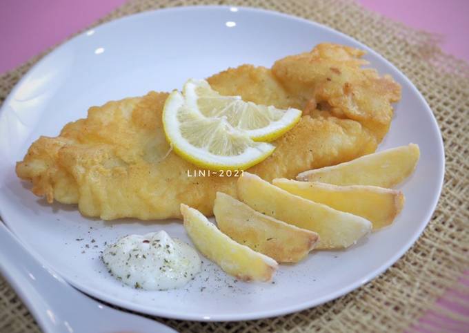 Dori Fish and Chips - western menu - dori crispy