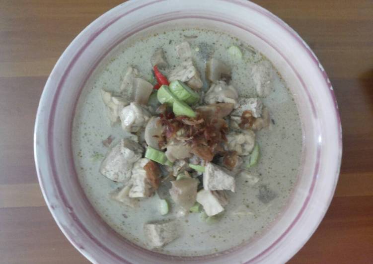 Resep Lodeh kikil tahu tempe, Enak