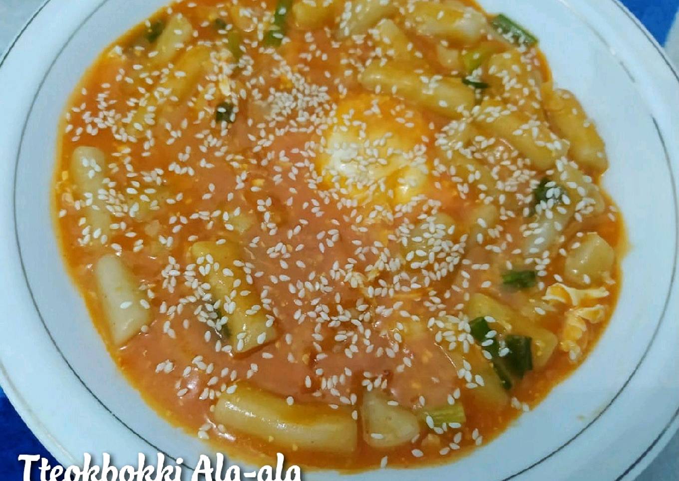 Tteokbokki tanpa Gochujang Asli