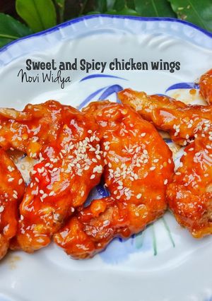 Foto resep Sweet and Spicy chicken wings