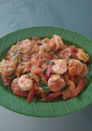 Foto resep Udang windu saos pedas manis