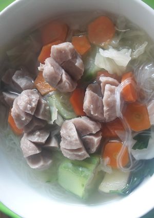 Foto resep Sop oyong baso..