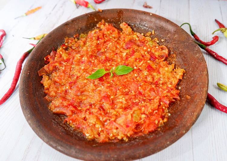 Resep 04 Sambal Dadakan Sambel Goang Enak Kuliner Tasik