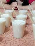 Helados de coco cremoso