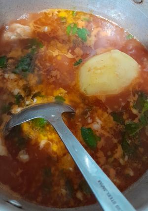 عکسی از دستور آبگوشت سینه مرغ(Chicken breast broth)