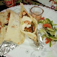 Turkish Doner kabab pockets A picture of Turkish Doner kabab pockets.