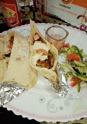 A picture of Turkish Doner kabab pockets.