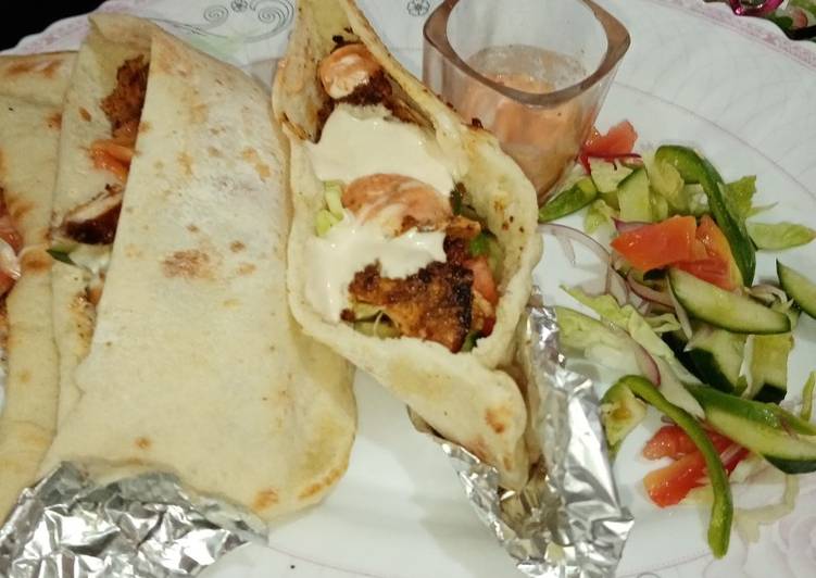 Turkish Doner kabab pockets