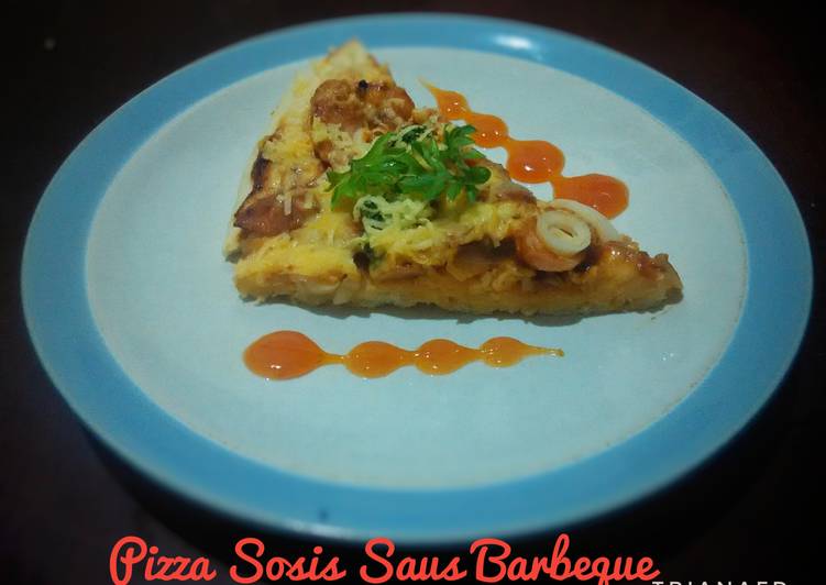 Pizza Sosis Saus Barbeque