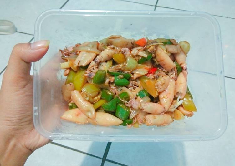 OSENG CUMI ASIN CABE IJO ala anak kos