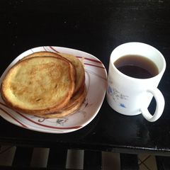 French Toast and coffee A picture of French Toast and coffee.