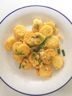Foto resep Salted Egg Tofu