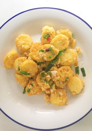 Foto resep Salted Egg Tofu