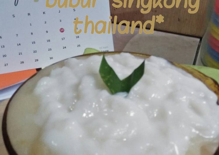 Resep: *bubur singkong thailand* Ekonomis