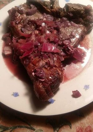 Foto di Costata di manzo al vino rosso