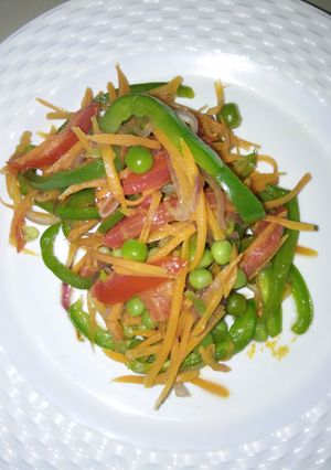 A picture of Stirfried vegetables #vegancontest.