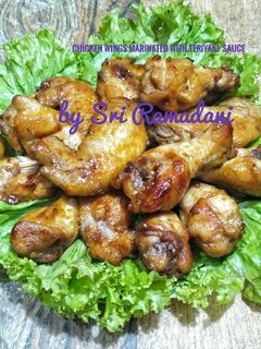 Foto resep Chicken wings marinated with teriyaki sauce