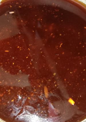 A picture of Tamarind chutney.