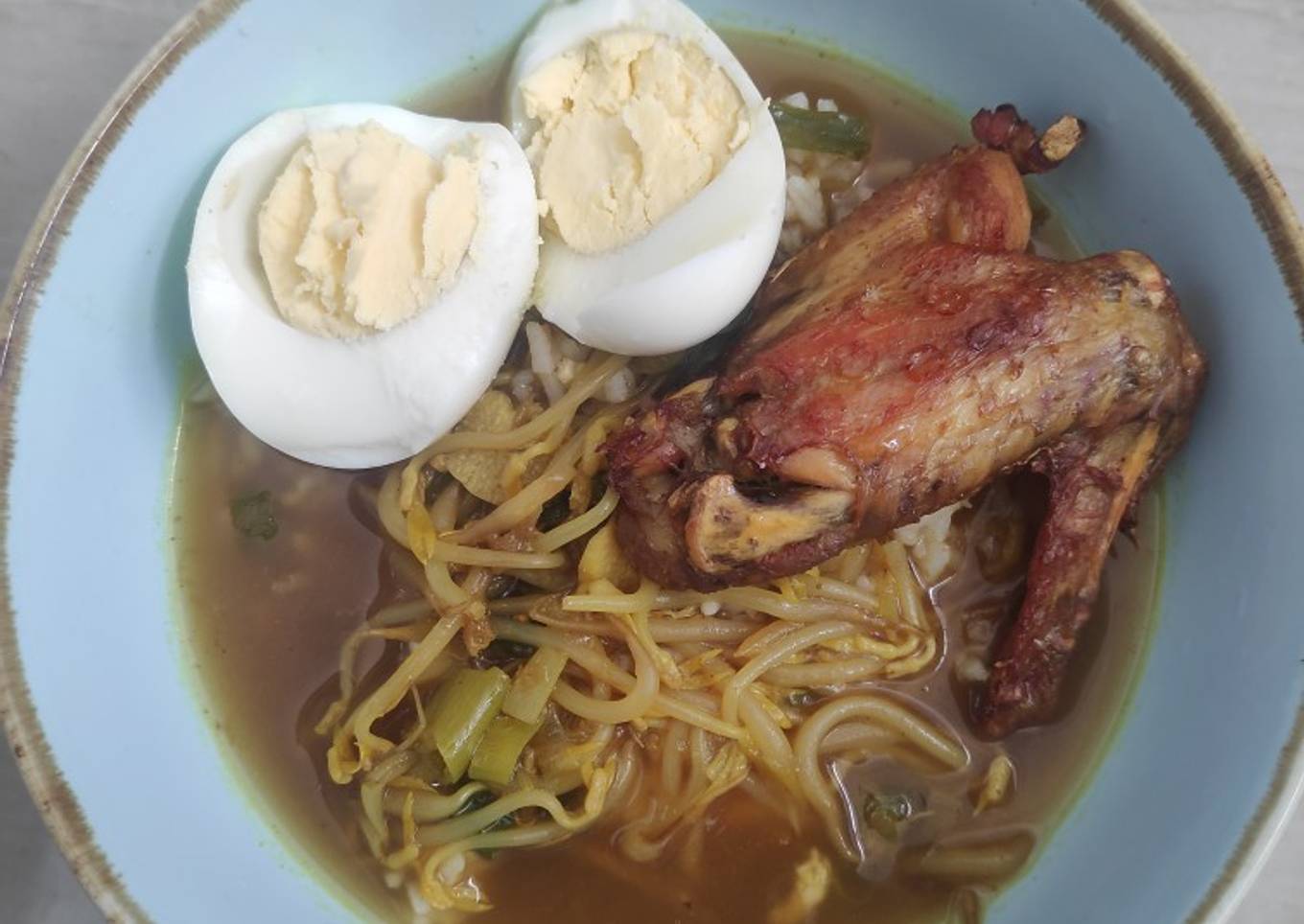 Soto ayam praktis ! no ribet ribet club (soto ayam bumbu instan)