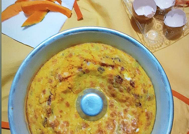 Recetta di Veloce CIAMBELLA SALATA ALLA ZUCCA E.