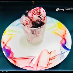 A picture of Cherry ice cream.