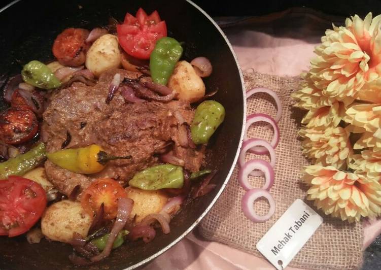 Recipe: Delicious Mutton Roast with Butter Veggies