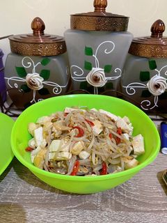Foto resep Tumis toge tahu putih