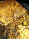 Pierna de cerdo al horno